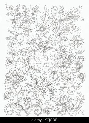 Contorno SW ornamento Illustrazione Vettoriale