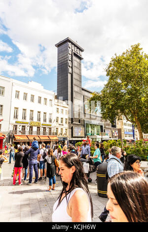 Cinema odeon leicester square Londra Regno Unito, cinema Odeon, Odeon Cinemas, cinema Odeon edificio, cinema Odeon segno, Leicester square londra, esterno Foto Stock