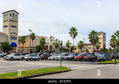 Premium Outlets shopping mall, International Drive, Orlando, Florida, Stati Uniti d'America Foto Stock