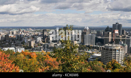 Skyline di Montreal, Quebec, Canada Foto Stock