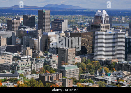 Skyline di Montreal, Quebec, Canada Foto Stock