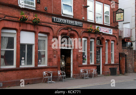 Egerton Arms Hotel a Salford in Greater Manchester Foto Stock