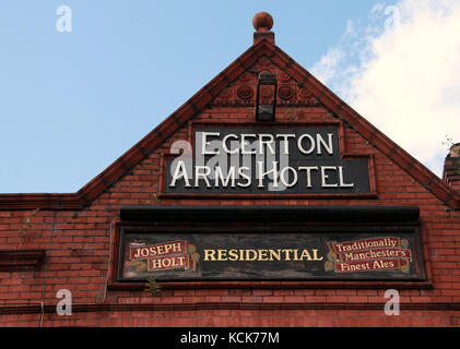 Egerton Arms Hotel a Salford in Greater Manchester Foto Stock