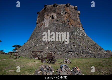 Chateau murol in Auvergne in Francia Foto Stock