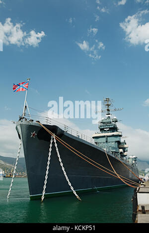 Nave-museo cruiser mikhail kutuzòv Foto Stock