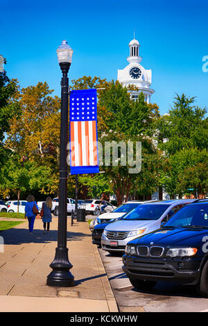 Il tribunale della contea di Rutherford al centro della piazza pubblica di Murfreesboro, Tennessee, Stati Uniti Foto Stock