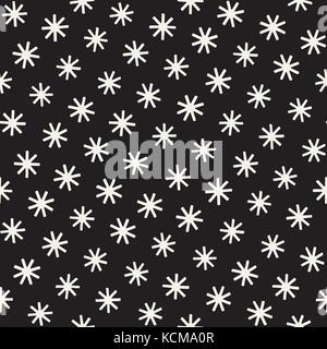 Vector seamless sunburst forme pattern di freehand. sfondo astratto con round pennellate. disegnati a mano la texture Illustrazione Vettoriale