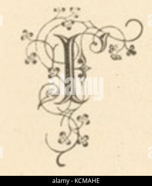 Fancy Lettera F Foto Stock