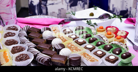 Immagine di un vari fatti in casa,bonbons sweet food concept Foto Stock