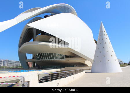 Città delle Arti e delle Scienze, Valencia, Spagna Foto Stock