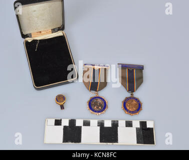 American Legion medaglia e Pin Set di John F. Hardesty Foto Stock