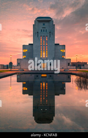Radio Kootwijk nacque a seguito della costruzione di un sito di trasmissione a onde corte con lo stesso nome, a partire dal 1918. I trasmettitori hanno emesso un impulso Foto Stock