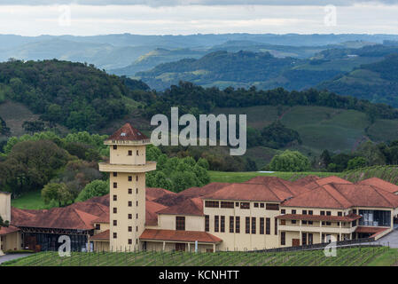 La cantina Miolo, Vale dos Vinhedos, Rio Grande do Sul - Brasile Foto Stock