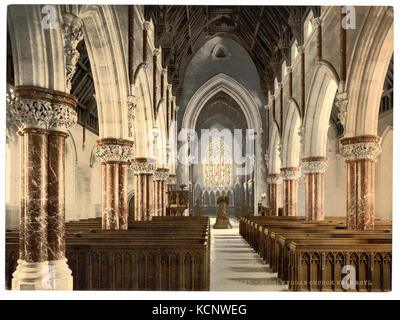 Bodelwyddan chiesa (interno), Rhyl, Galles LCCN2001703541 Foto Stock