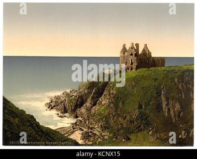 Il castello di Dunsky, Pitlochrie (ossia Portpatrick), Scozia LCCN2002695040 Foto Stock