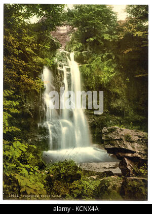 Le Fairy Falls, Trefriew (ossia Trefriw), il Galles LCCN2001703561 Foto Stock