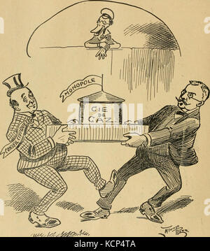 La caricatura politique au Canada = free lance caricatura politica in Canada (1904) (14758261176) Foto Stock