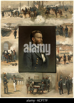 Concedere a West Point di Appomattox da Boston Public Library Foto Stock