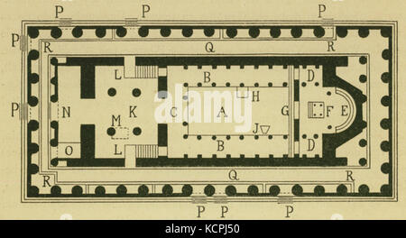 Der Parthenon als christliche Kirche Boetticher Adolf 1888 Foto Stock