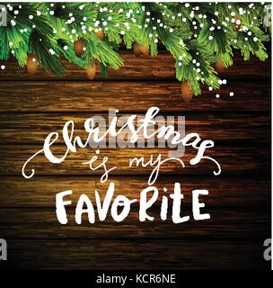 Rami di pino con coni Illustrazione Vettoriale