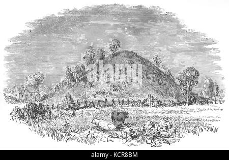 Questa pagina di "Atlantide: Il mondo Antediluviano" (1882) esplora le teorie sul mitico continente perduto di Atlantide, mescolando elementi storici, geografici e speculativi. Il libro rimane un testo chiave per le discussioni sulle antiche civiltà e miti. Foto Stock