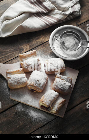 Fresh sfogliatine, dal di sopra Foto Stock