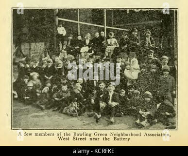 Bowling quartiere verde i membri dell'Associazione Foto Stock