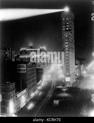 Broadway a sud da 42nd. 1908 cph.3A24825 Foto Stock