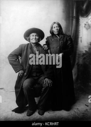 Geronimo, Apache chief cph.3b16454 Foto Stock