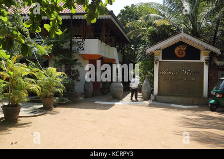 Bentota Sri Lanka Amal Villa Ristorante e Bar Foto Stock