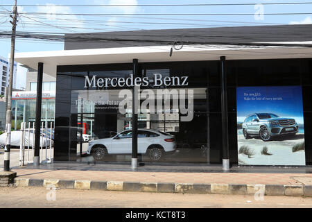 Mercedes-Benz car showroom, Dhaka Foto Stock