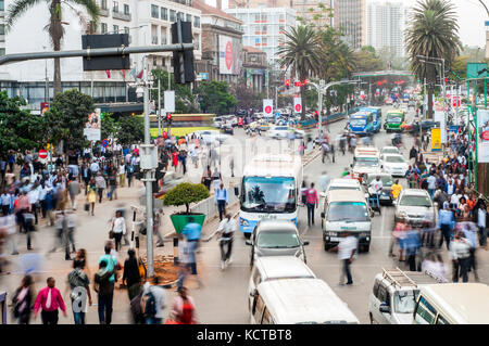 Jomo kenyatta avenue Nairobi Kenya Foto Stock