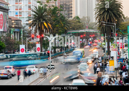 Jomo kenyatta avenue Nairobi Kenya Foto Stock