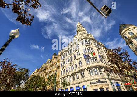 BBVA Bank Oporto Foto Stock