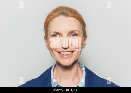 Donna di mezza età Foto Stock