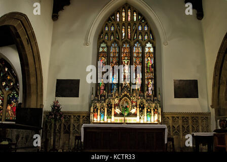 Chiesa della Santissima Trinità, Skipton North Yorkshire, Inghilterra, Regno Unito. Foto Stock