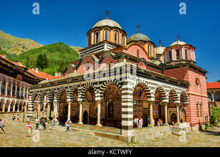 Monastero di Rila (Bulgaria), HDR-technique Foto Stock