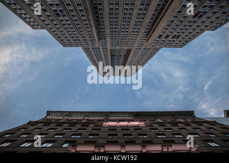 New york, Empire State building - Una nuova prospettiva Foto Stock