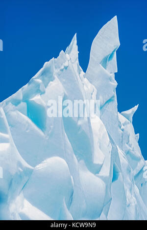 Iceberg nell'Oceano Atlantico, st. Anthony, Terranova e Labrador, Canada Foto Stock