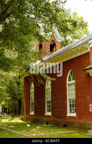 La Chiesa di Cristo, Kingston parrocchia episcopale, 320 Williams Wharf Road, Mathews, Virginia Foto Stock