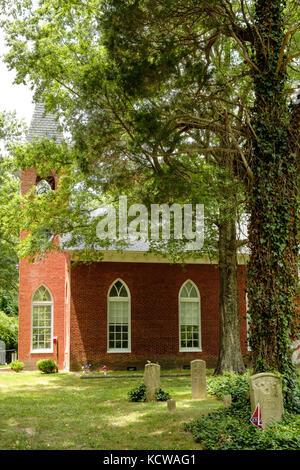 La Chiesa di Cristo, Kingston parrocchia episcopale, 320 Williams Wharf Road, Mathews, Virginia Foto Stock