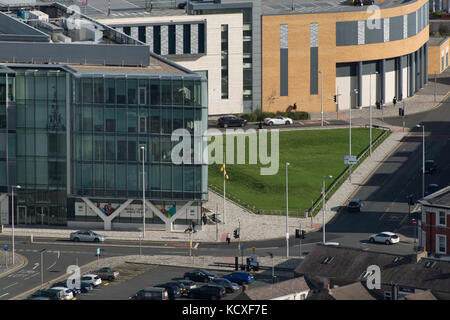 Blackpool borough consiglio, uffici su cookson street. lancashire. credito lee ramsden / alamy Foto Stock