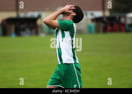 Calcio: chi city vs horsham ymca sat, 7/10/2017 16:00 - 16:30 BST oaklands park, chi 3pm inizio Foto Stock