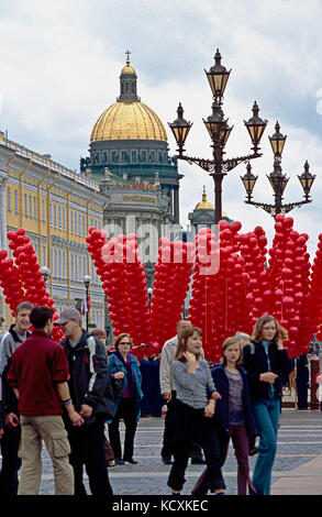 Celebrazione del 300° anniversario della città di San Pietroburgo Foto Stock