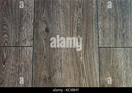 Grigio a grana di legno parquet Foto Stock