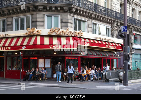 La tradizionale brasserie francese la Rotonde, Parigi, Francia. Foto Stock