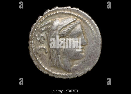 Romana repubblicana Coin Foto Stock