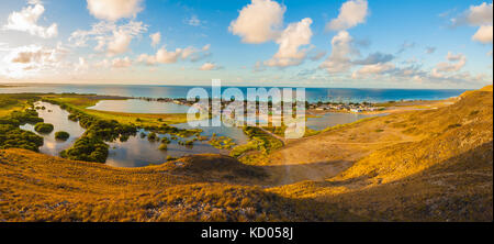 Gran Roque los roques venezuela panoramic Foto Stock