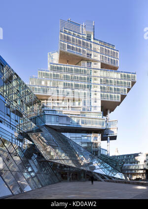 La Norddeutsche Landesbank, nordlb, sede centrale, deconstructivism, architetto behnisch, Aegidientorplatz, Hannover, Bassa Sassonia Foto Stock
