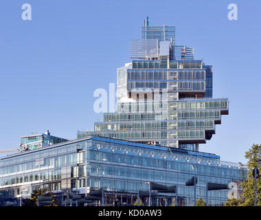La Norddeutsche Landesbank, nordlb, sede centrale, deconstructivism, architetto behnisch, Aegidientorplatz, Hannover, Bassa Sassonia Foto Stock